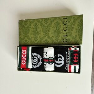 Gucci Multicolor Logo Sock Collection